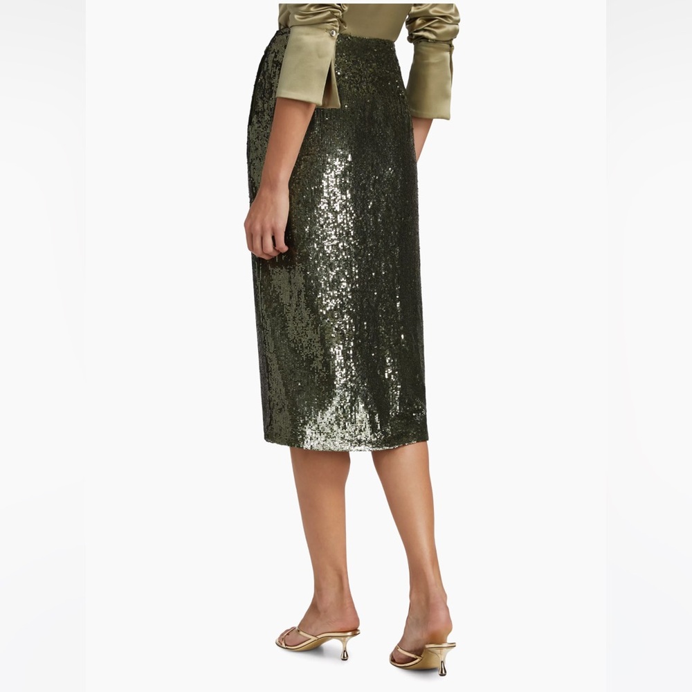 TWP Fishscale Ladylike Sequined Midi-Skirt NWT - Picture 7 of 10